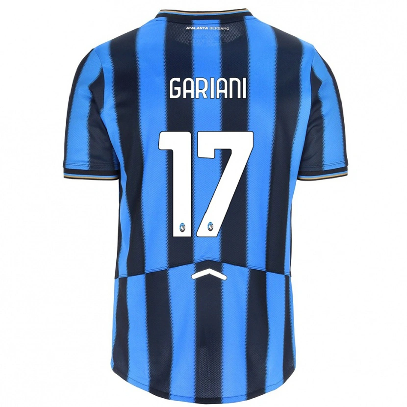 Danxen Barn Niccolò Gariani #17 Himmelsblå Svart Hemmatröja Matchtröjor 2025/26 Tröjor T-Tröja