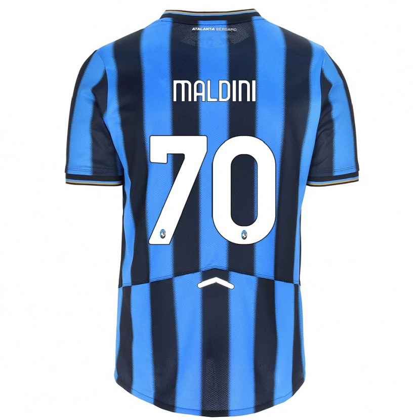 Danxen Barn Daniel Maldini #70 Himmelsblå Svart Hemmatröja Matchtröjor 2025/26 Tröjor T-Tröja