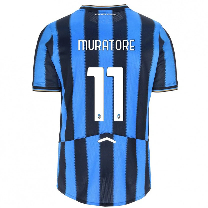 Danxen Barn Simone Muratore #11 Himmelsblå Svart Hemmatröja Matchtröjor 2025/26 Tröjor T-Tröja