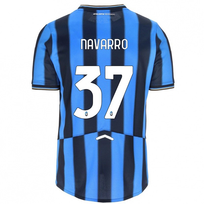 Danxen Barn Albert Navarro #37 Himmelsblå Svart Hemmatröja Matchtröjor 2025/26 Tröjor T-Tröja