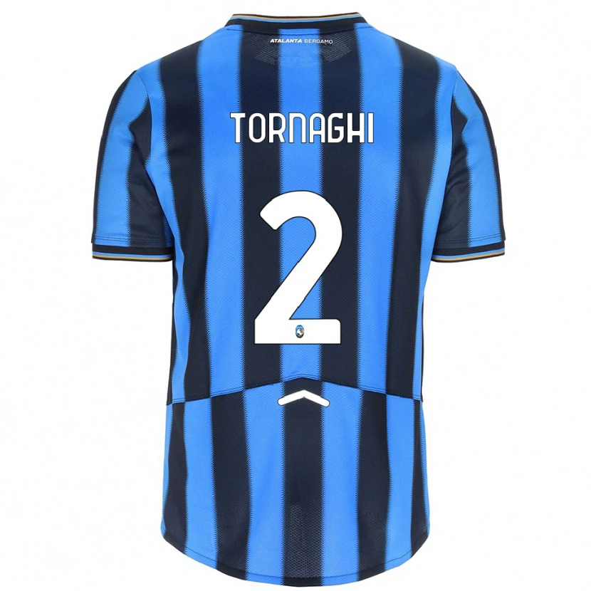 Danxen Barn Pietro Tornaghi #2 Himmelsblå Svart Hemmatröja Matchtröjor 2025/26 Tröjor T-Tröja