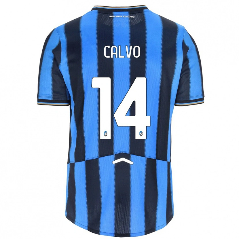 Danxen Barn Filippo Calvo #14 Himmelsblå Svart Hemmatröja Matchtröjor 2025/26 Tröjor T-Tröja