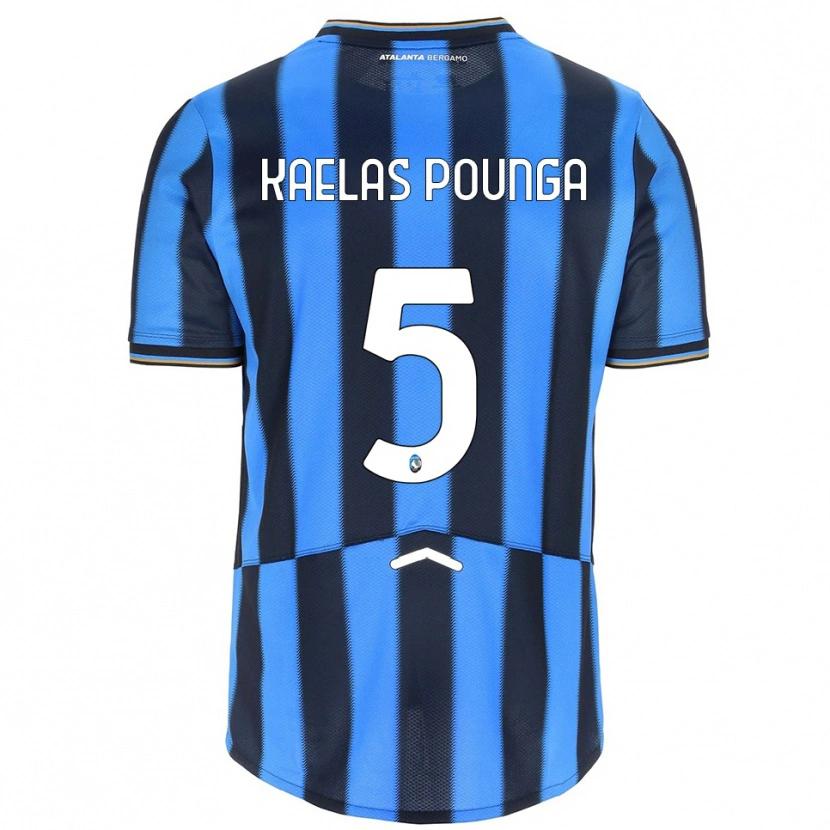 Danxen Barn Digne Kaelas Pounga #5 Himmelsblå Svart Hemmatröja Matchtröjor 2025/26 Tröjor T-Tröja