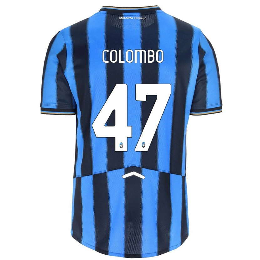Danxen Barn Matteo Colombo #47 Himmelsblå Svart Hemmatröja Matchtröjor 2025/26 Tröjor T-Tröja