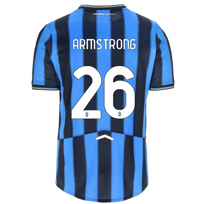 Danxen Barn Daniel Armstrong #26 Himmelsblå Svart Hemmatröja Matchtröjor 2025/26 Tröjor T-Tröja