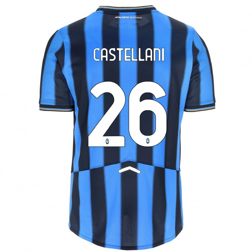 Danxen Barn Eleonora Castellani #26 Himmelsblå Svart Hemmatröja Matchtröjor 2025/26 Tröjor T-Tröja