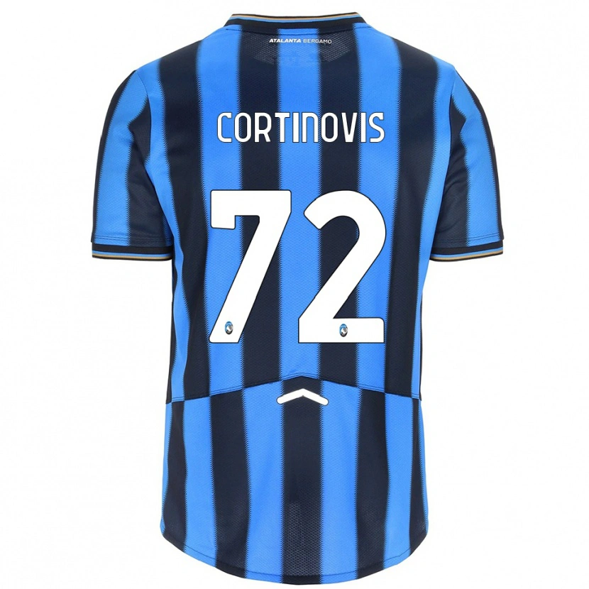 Danxen Barn Alessandro Cortinovis #72 Himmelsblå Svart Hemmatröja Matchtröjor 2025/26 Tröjor T-Tröja