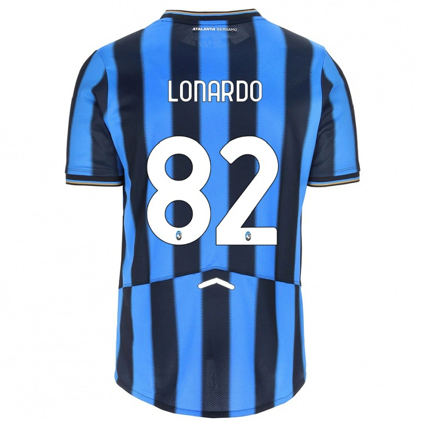 Danxen Barn Edoardo Lonardo #82 Himmelsblå Svart Hemmatröja Matchtröjor 2025/26 Tröjor T-Tröja