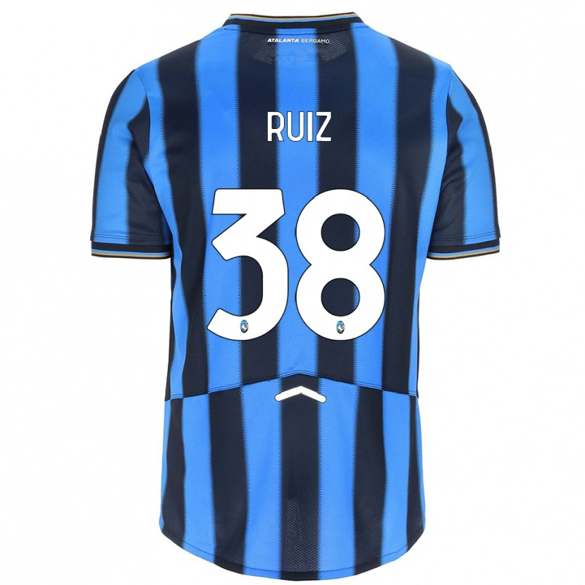 Danxen Barn Gerard Ruiz #38 Himmelsblå Svart Hemmatröja Matchtröjor 2025/26 Tröjor T-Tröja