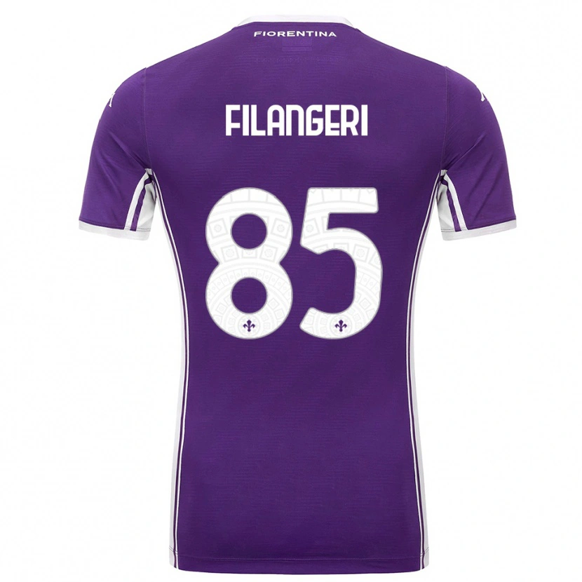 Danxen Barn Maria Luisa Filangeri #85 Lila Vit Hemmatröja Matchtröjor 2025/26 Tröjor T-Tröja