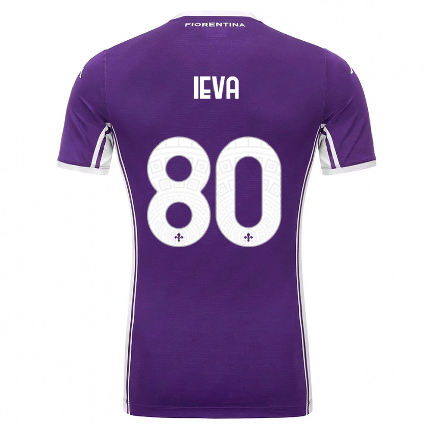 Danxen Barn Stella Ieva #80 Lila Vit Hemmatröja Matchtröjor 2025/26 Tröjor T-Tröja