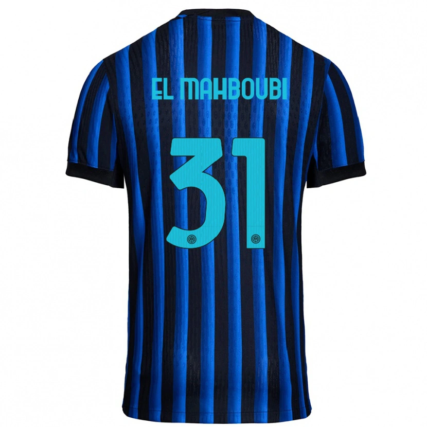 Danxen Barn Anas El Mahboubi #31 Svart Blå Hemmatröja Matchtröjor 2025/26 Tröjor T-Tröja