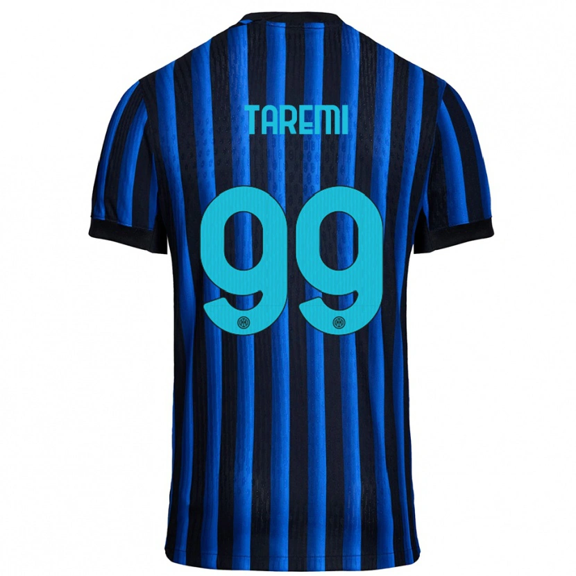 Danxen Barn Mehdi Taremi #99 Svart Blå Hemmatröja Matchtröjor 2025/26 Tröjor T-Tröja