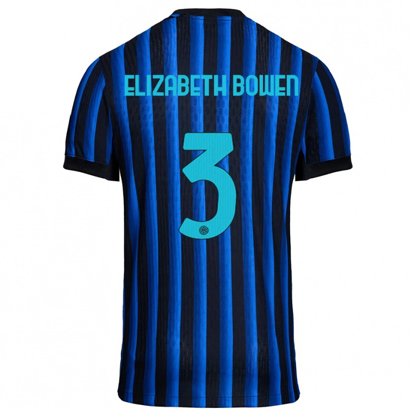 Danxen Barn Kate Elizabeth Bowen #3 Svart Blå Hemmatröja Matchtröjor 2025/26 Tröjor T-Tröja