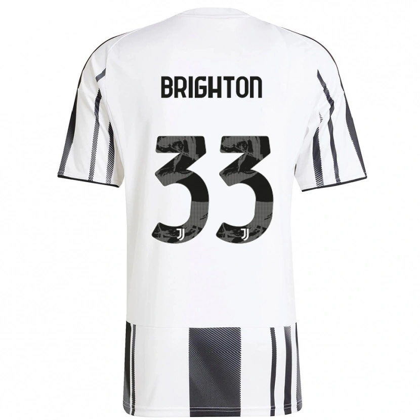 Danxen Barn Abi Brighton #33 Vit Svart Hemmatröja Matchtröjor 2025/26 Tröjor T-Tröja
