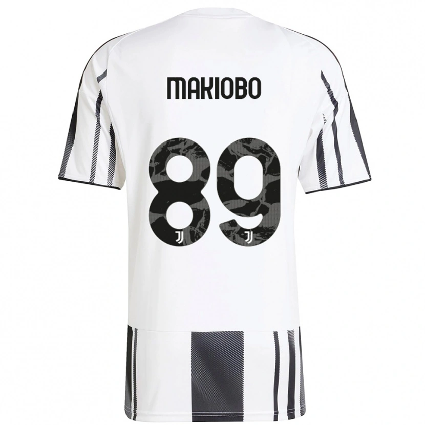Danxen Barn Grady Makiobo #89 Vit Svart Hemmatröja Matchtröjor 2025/26 Tröjor T-Tröja