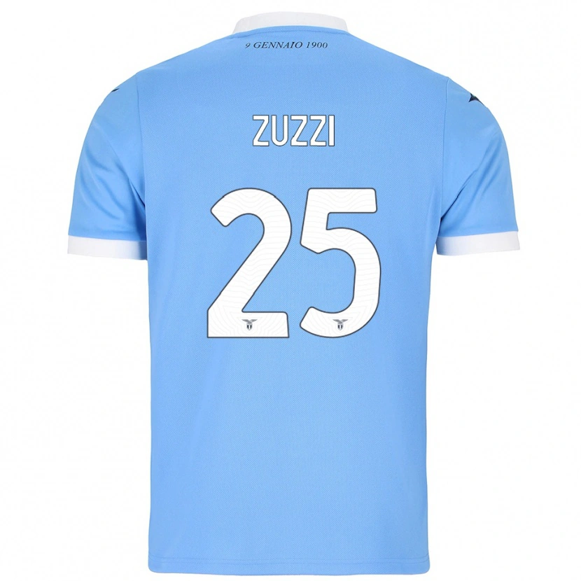 Danxen Barn Giorgia Zuzzi #25 Himmelsblå Vit Hemmatröja Matchtröjor 2025/26 Tröjor T-Tröja