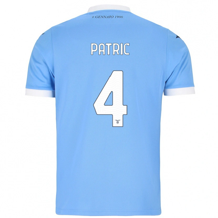 Danxen Barn Patric #4 Himmelsblå Vit Hemmatröja Matchtröjor 2025/26 Tröjor T-Tröja