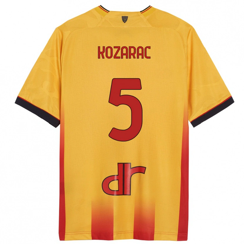 Danxen Barn Haris Kozarac #5 Gul Orange Hemmatröja Matchtröjor 2025/26 Tröjor T-Tröja