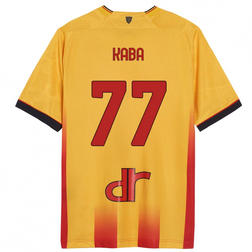 Danxen Barn Mohamed Kaba #77 Gul Orange Hemmatröja Matchtröjor 2025/26 Tröjor T-Tröja