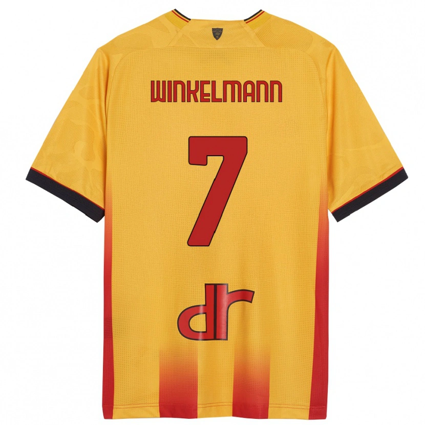 Danxen Barn Till Winkelmann #7 Gul Orange Hemmatröja Matchtröjor 2025/26 Tröjor T-Tröja