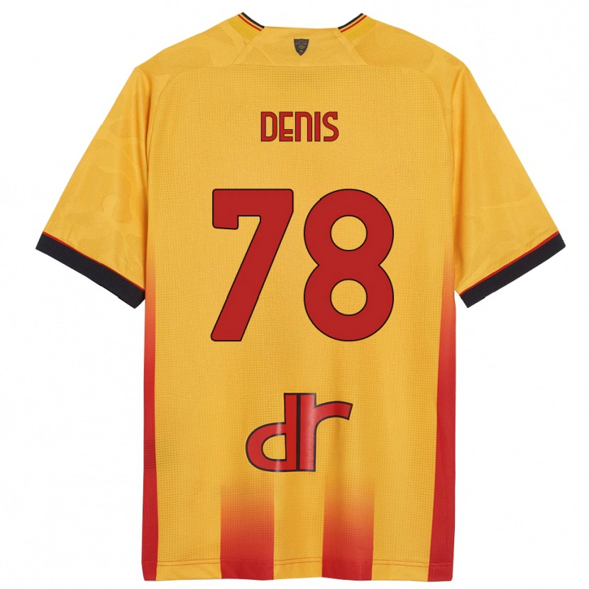 Danxen Barn Max Denis #78 Gul Orange Hemmatröja Matchtröjor 2025/26 Tröjor T-Tröja