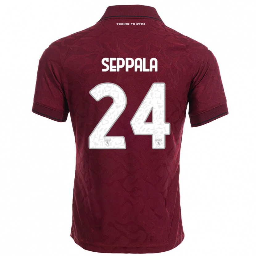 Danxen Barn Rosa Lappi-Seppälä #24 Vinröd Vit Hemmatröja Matchtröjor 2025/26 Tröjor T-Tröja