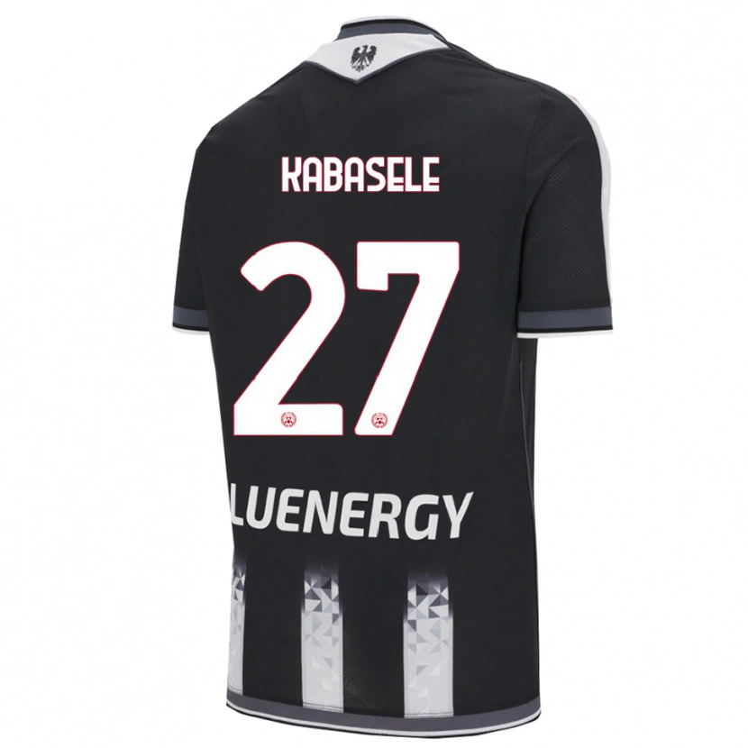 Danxen Barn Christian Kabasele #27 Svart Vit Hemmatröja Matchtröjor 2025/26 Tröjor T-Tröja