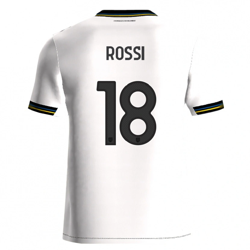 Danxen Barn Diego Rossi #18 Vit Svart Hemmatröja Matchtröjor 2025/26 Tröjor T-Tröja
