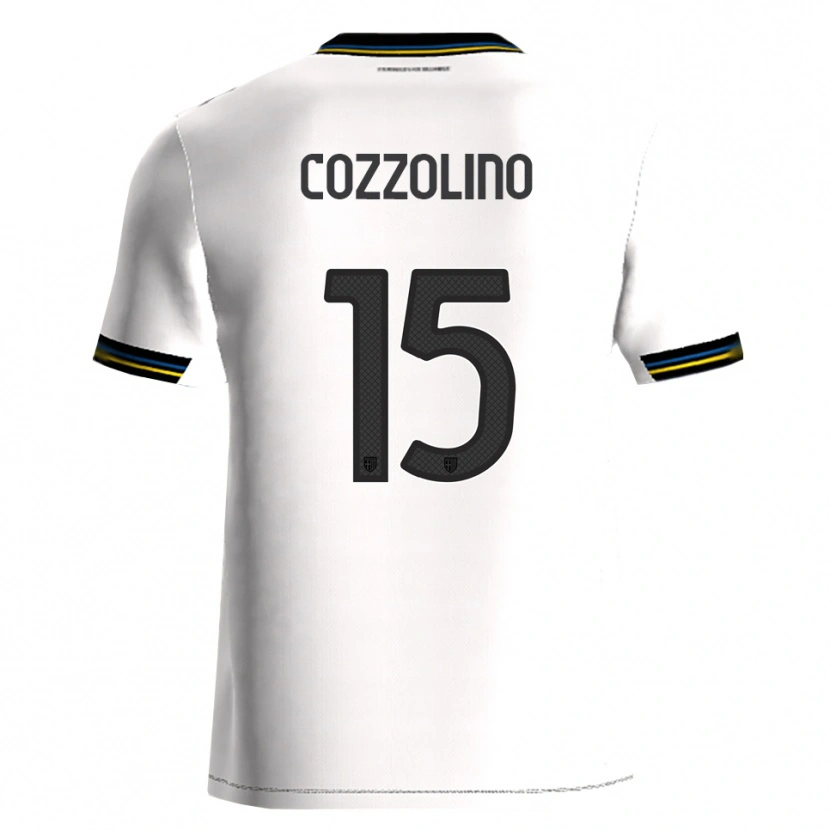 Danxen Barn Christian Cozzolino #15 Vit Svart Hemmatröja Matchtröjor 2025/26 Tröjor T-Tröja