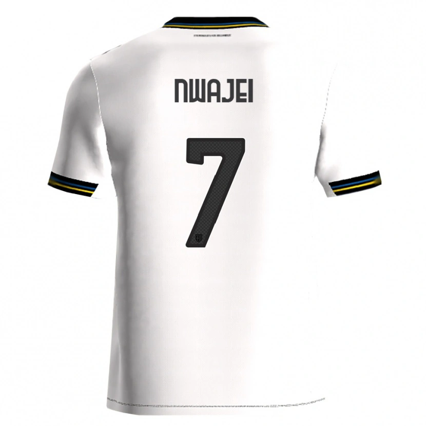 Danxen Barn Melvin Nwajei #7 Vit Svart Hemmatröja Matchtröjor 2025/26 Tröjor T-Tröja