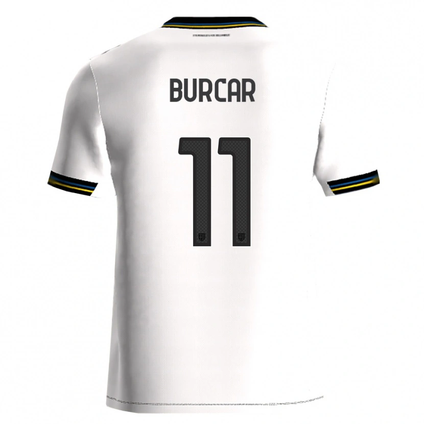 Danxen Barn Andrija Burcar #11 Vit Svart Hemmatröja Matchtröjor 2025/26 Tröjor T-Tröja