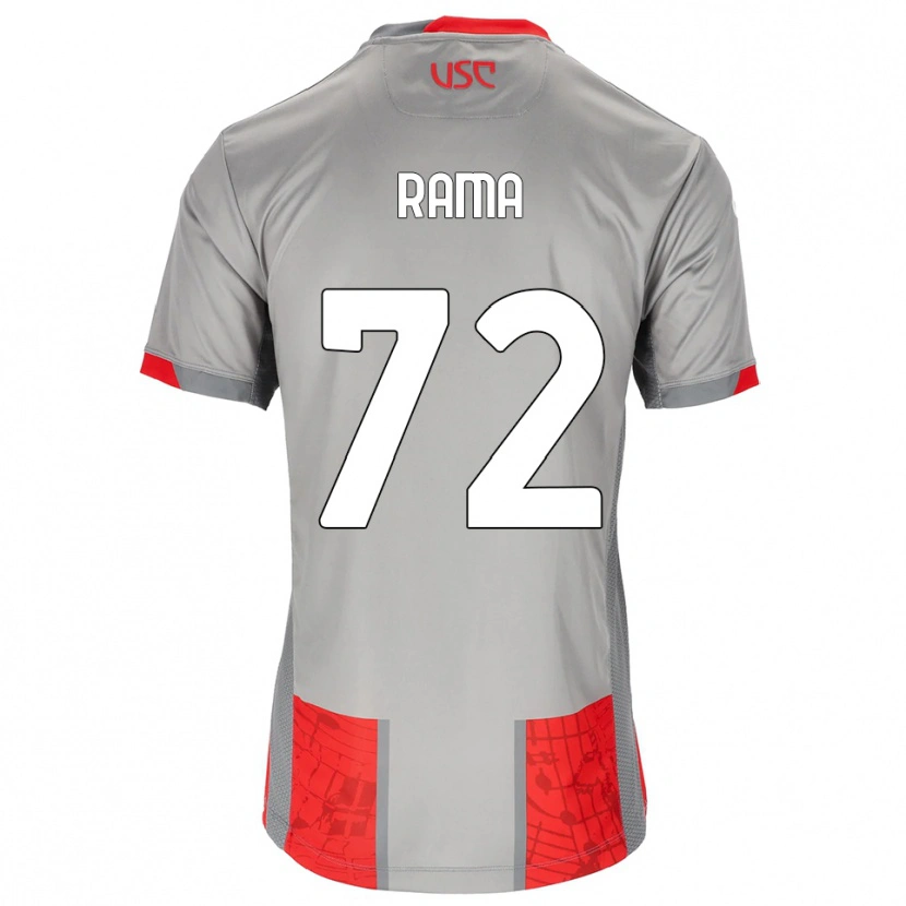 Danxen Barn Alex Rama #72 Röd Grå Hemmatröja Matchtröjor 2025/26 Tröjor T-Tröja
