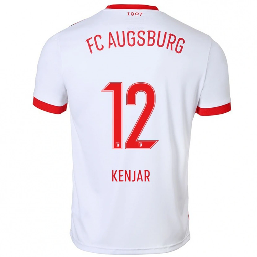Danxen Barn Alen Kenjar #12 Vit Röd Hemmatröja Matchtröjor 2025/26 Tröjor T-Tröja