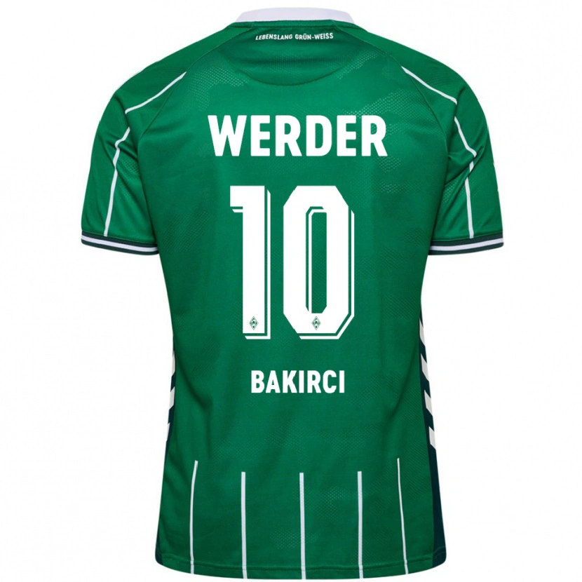 Danxen Barn Yunus Bakirci #10 Grön Vit Hemmatröja Matchtröjor 2025/26 Tröjor T-Tröja