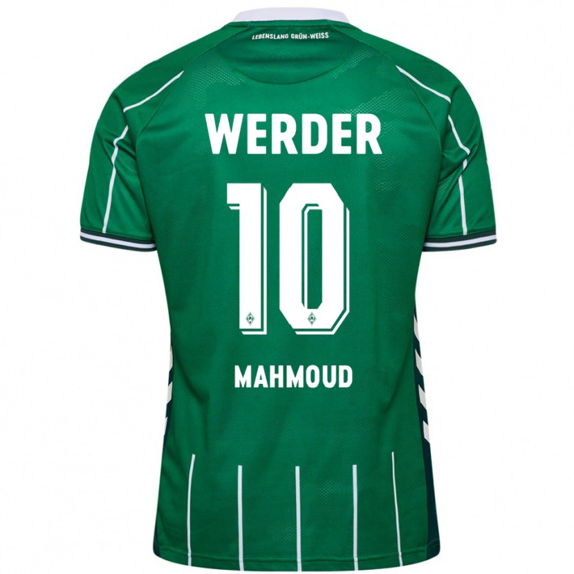 Danxen Barn Tuana Mahmoud #10 Grön Vit Hemmatröja Matchtröjor 2025/26 Tröjor T-Tröja