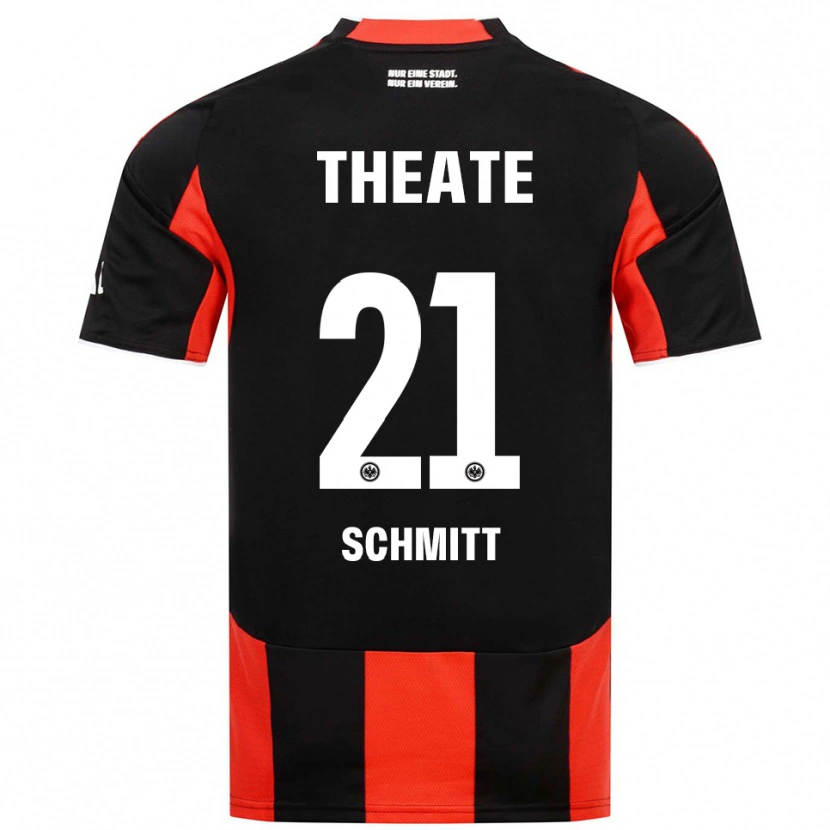 Danxen Barn Joshua Schmitt #21 Svart Röd Hemmatröja Matchtröjor 2025/26 Tröjor T-Tröja