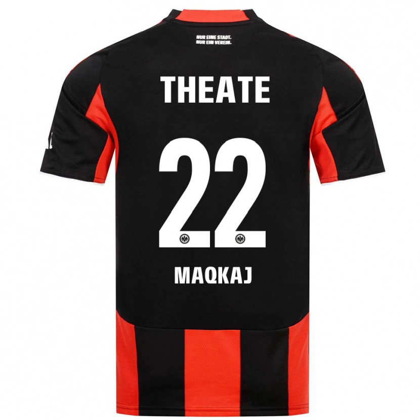 Danxen Barn Dritan Maqkaj #22 Svart Röd Hemmatröja Matchtröjor 2025/26 Tröjor T-Tröja