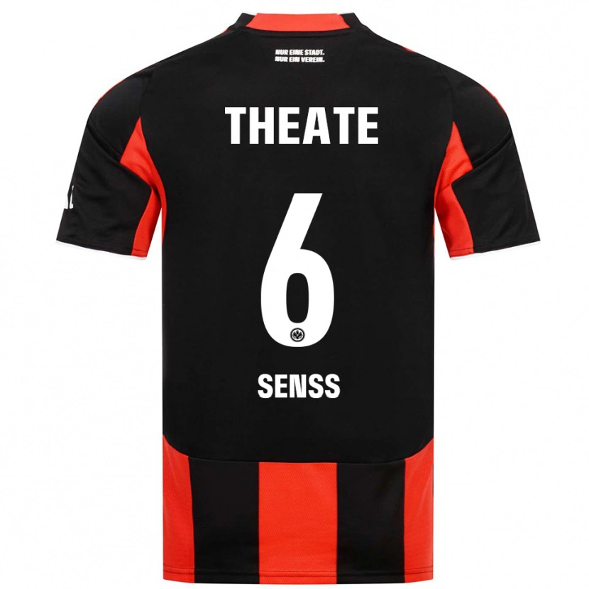 Danxen Barn Elisa Senss #6 Svart Röd Hemmatröja Matchtröjor 2025/26 Tröjor T-Tröja