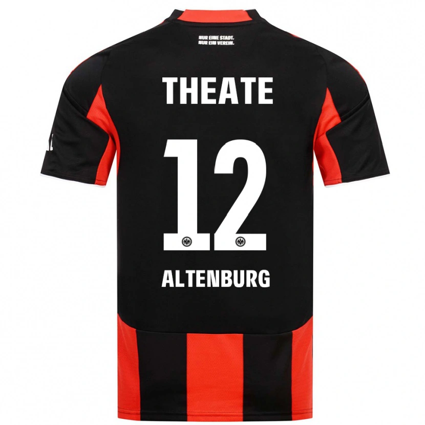 Danxen Barn Lina Altenburg #12 Svart Röd Hemmatröja Matchtröjor 2025/26 Tröjor T-Tröja
