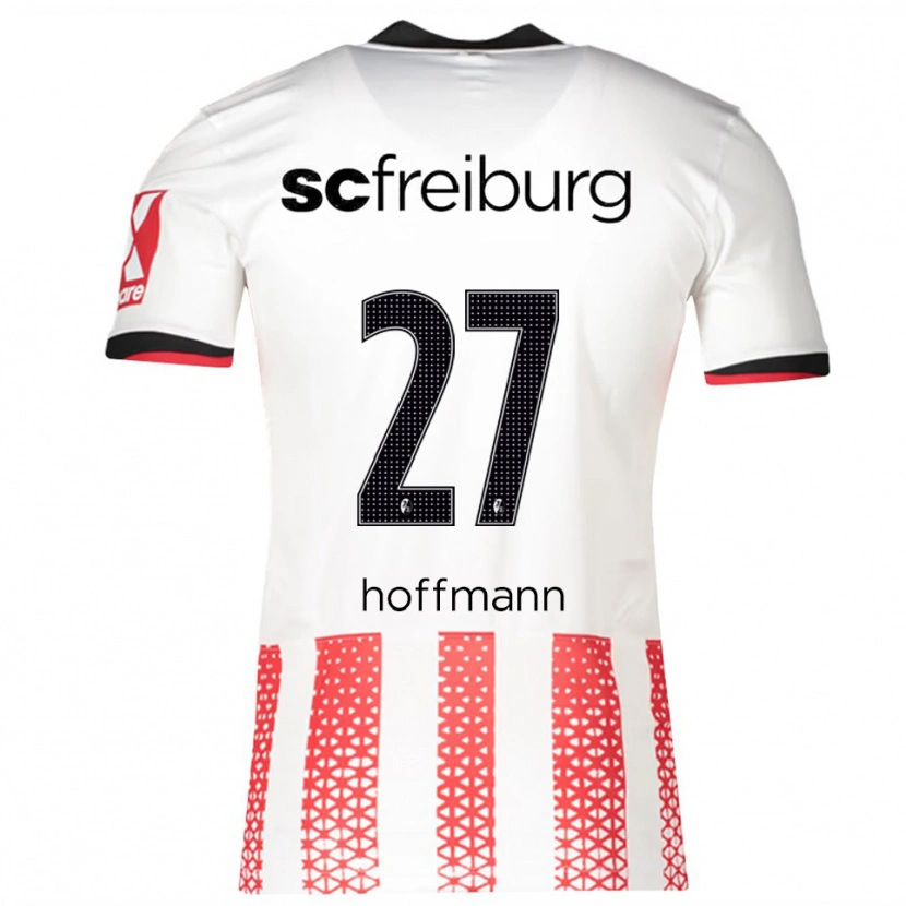 Danxen Barn Giovanna Hoffmann #27 Vit Röd Hemmatröja Matchtröjor 2025/26 Tröjor T-Tröja