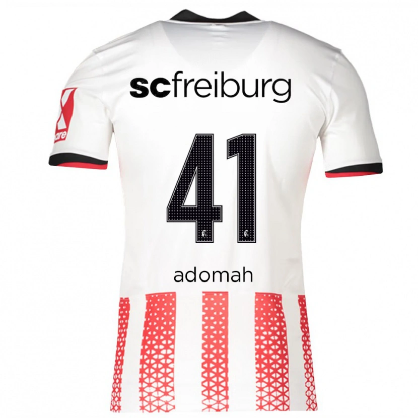 Danxen Barn Bismark Adomah #41 Vit Röd Hemmatröja Matchtröjor 2025/26 Tröjor T-Tröja