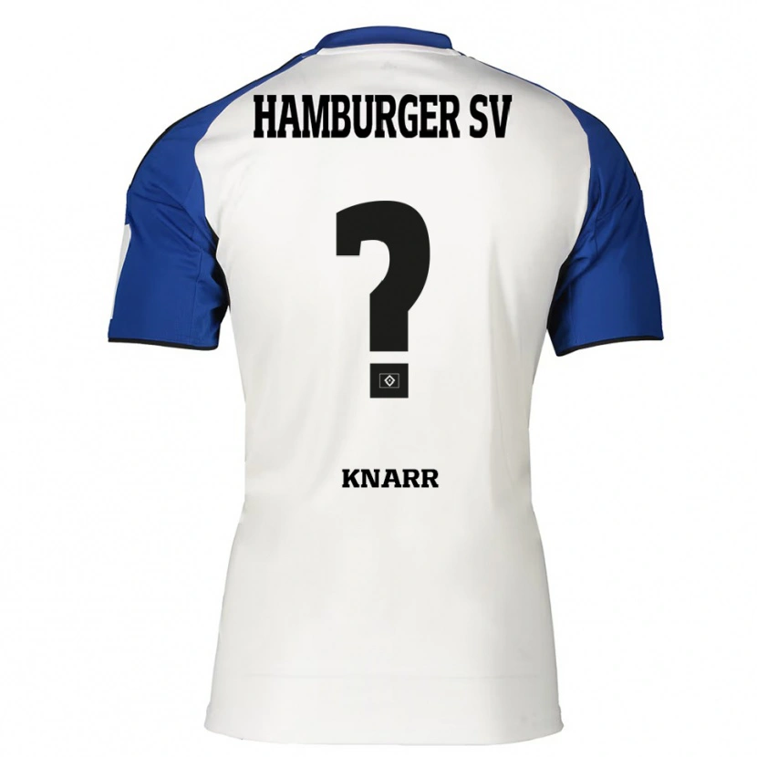 Danxen Barn Dennis Knarr #0 Vit Blå Hemmatröja Matchtröjor 2025/26 Tröjor T-Tröja