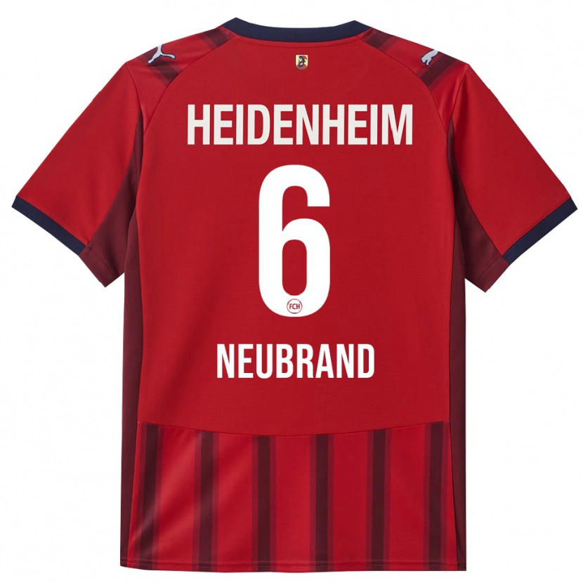 Danxen Barn Tina Neubrand #6 Röd Marinblå Hemmatröja Matchtröjor 2025/26 Tröjor T-Tröja