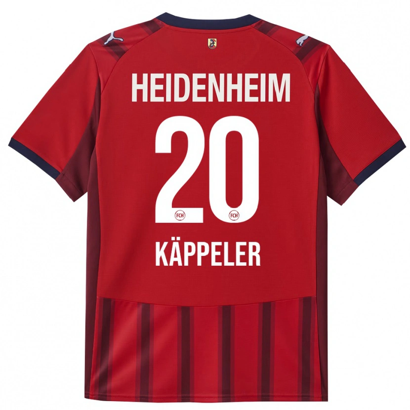 Danxen Barn Lina Käppeler #20 Röd Marinblå Hemmatröja Matchtröjor 2025/26 Tröjor T-Tröja