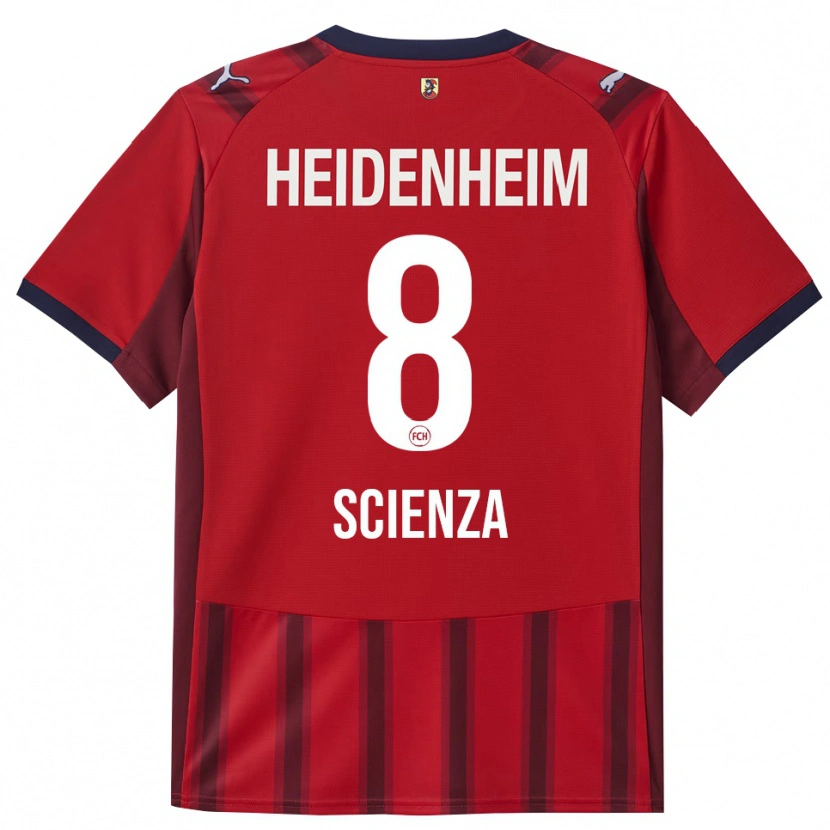 Danxen Barn Leo Scienza #8 Röd Marinblå Hemmatröja Matchtröjor 2025/26 Tröjor T-Tröja