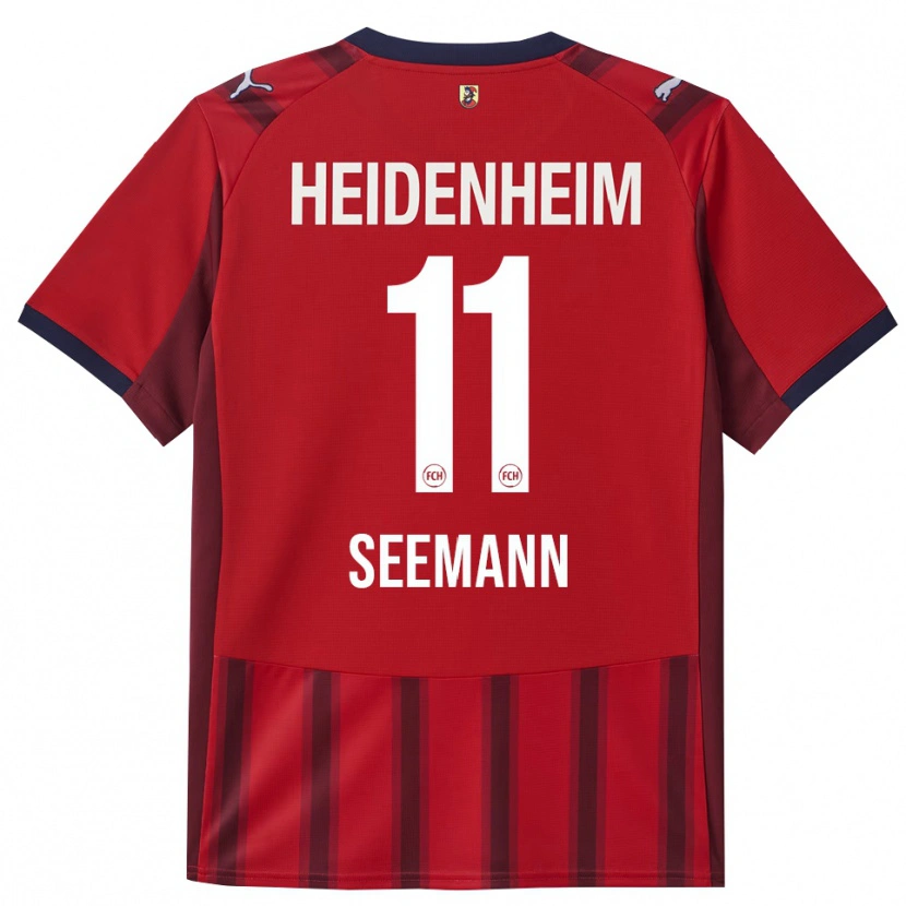 Danxen Barn Maria Seemann #11 Röd Marinblå Hemmatröja Matchtröjor 2025/26 Tröjor T-Tröja