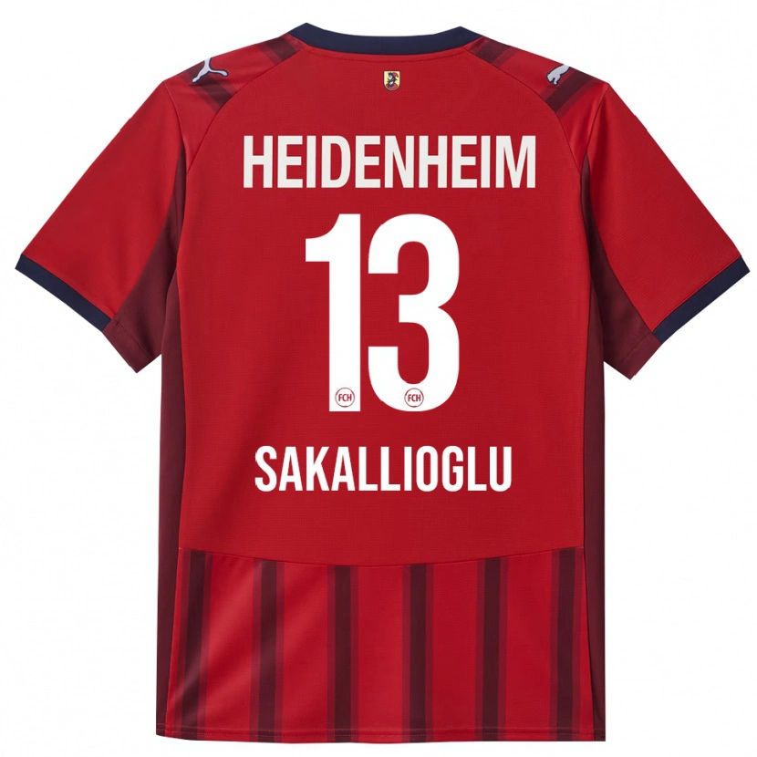 Danxen Barn Nisa Sakallioglu #13 Röd Marinblå Hemmatröja Matchtröjor 2025/26 Tröjor T-Tröja