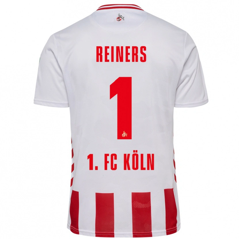 Danxen Barn Leonard Reiners #1 Vit Röd Hemmatröja Matchtröjor 2025/26 Tröjor T-Tröja