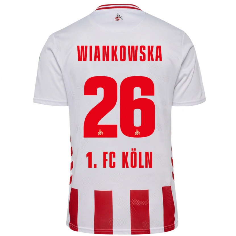 Danxen Barn Martyna Wiankow­ska #26 Vit Röd Hemmatröja Matchtröjor 2025/26 Tröjor T-Tröja